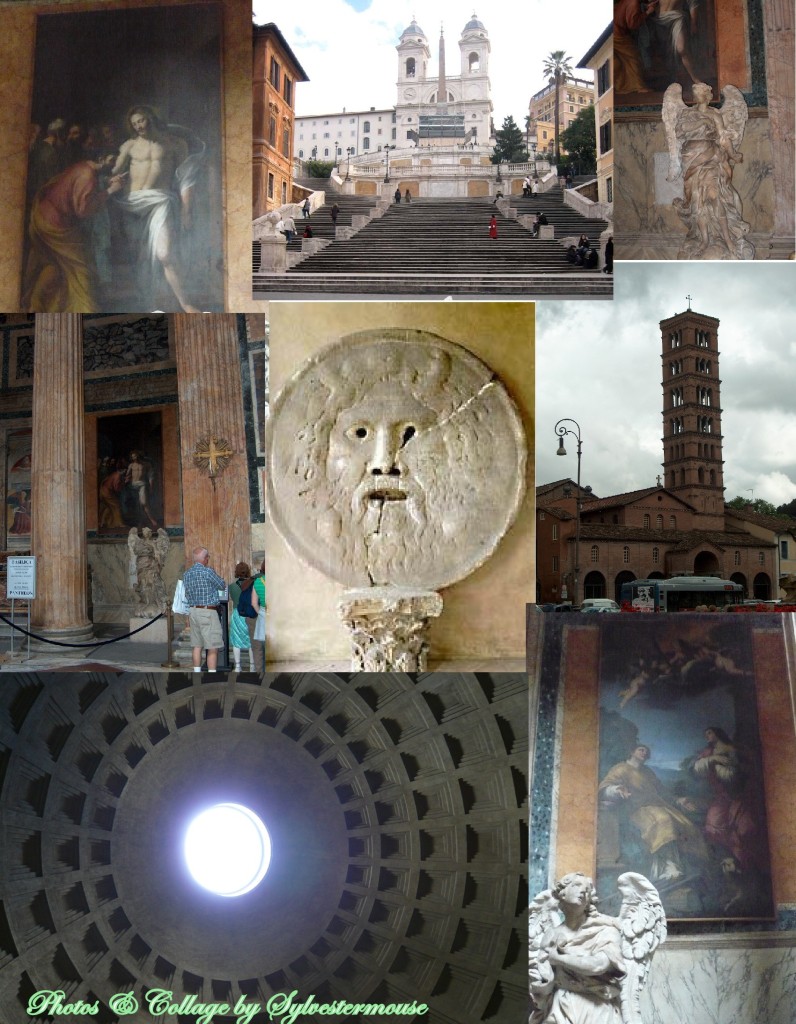 Pantheon Photo Collage - Photos & Collage by Sylvesteermouse