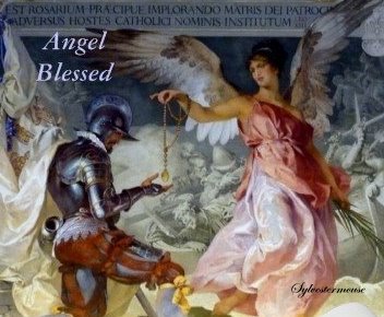 An angel by blessed Touched by