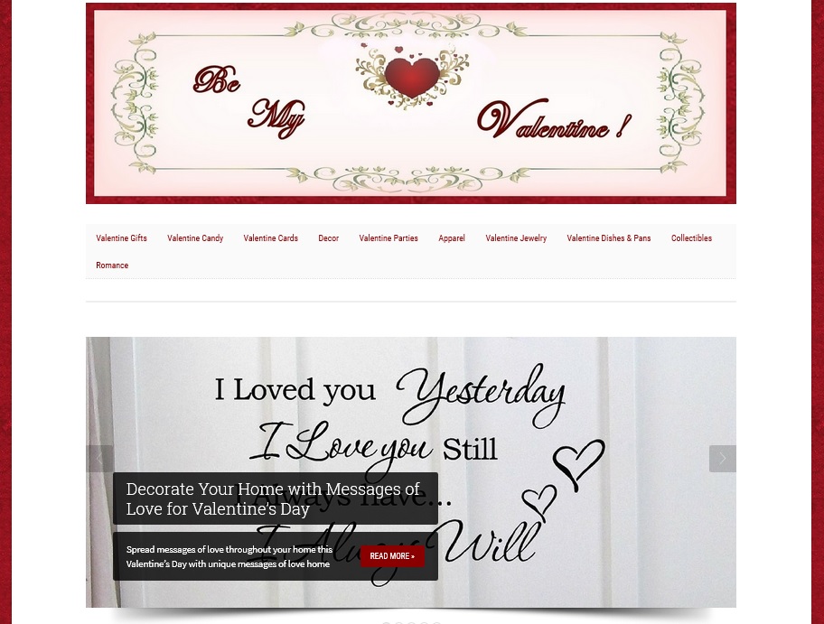 Valentine Day Website