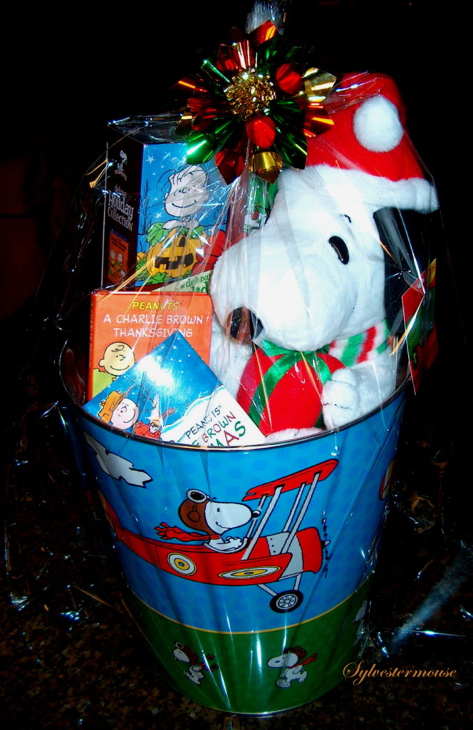 Decorative Trash Can Gift Baskets