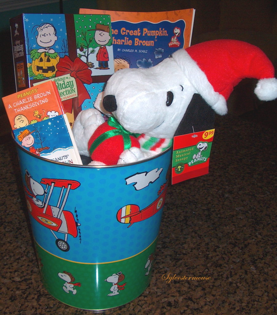 Decorative Trash Can Gift Baskets