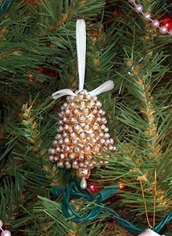 Handmade Christmas Bell Christmas tree ornament