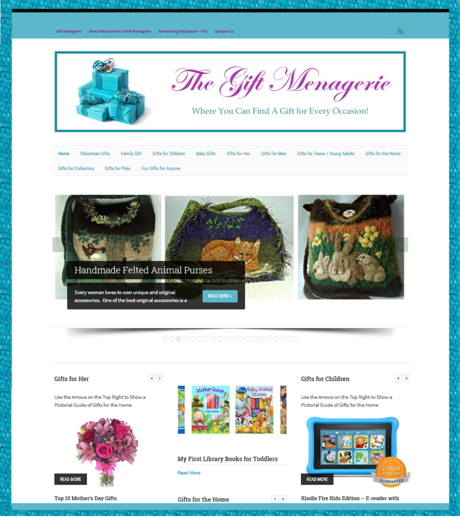 Gift Menagerie Site