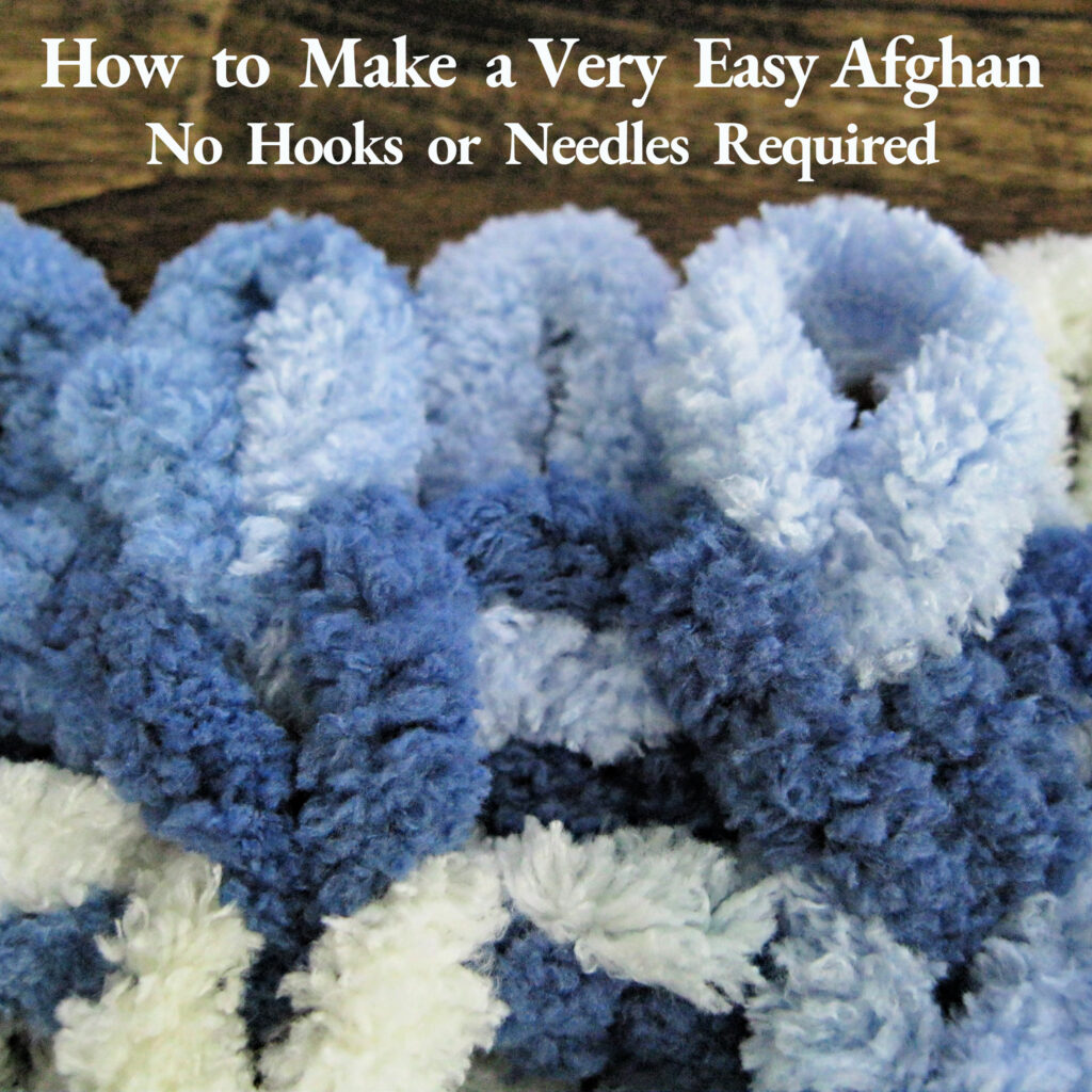 loop yarn afghan